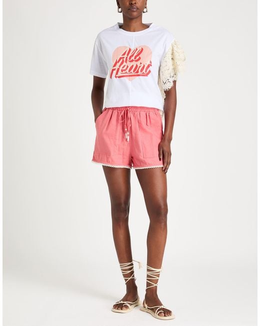 Twinset Pink Shorts & Bermuda Shorts