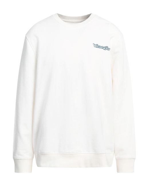Wrangler White Sweatshirt for men