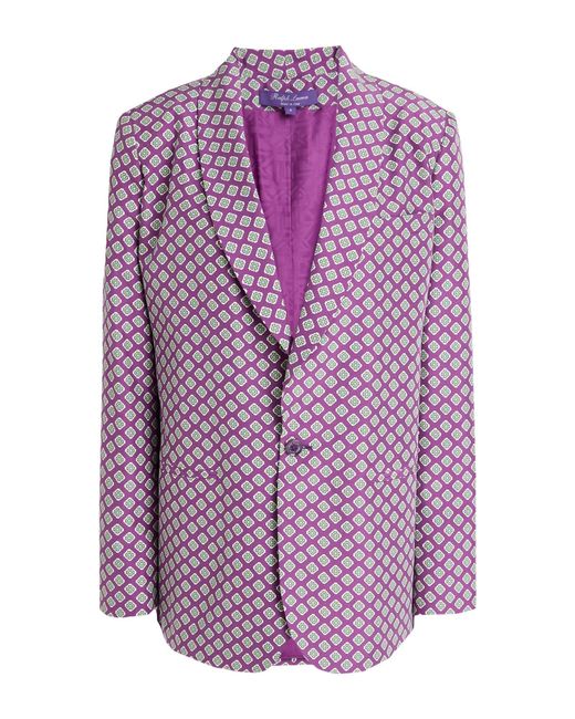 Ralph Lauren Purple Blazer