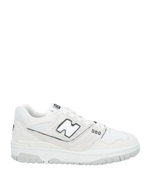 New Balance White Sneakers Leather for men