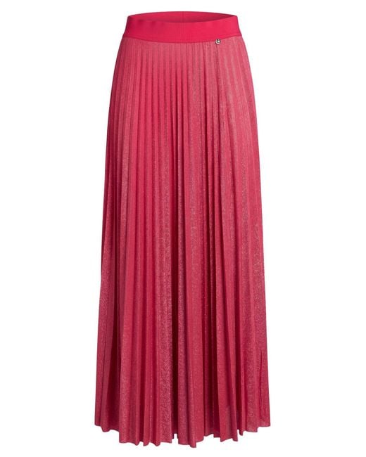 Liu Jo Red Maxi Skirt