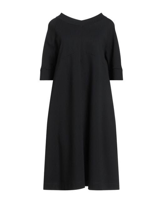 Hache Black Midi Dresses