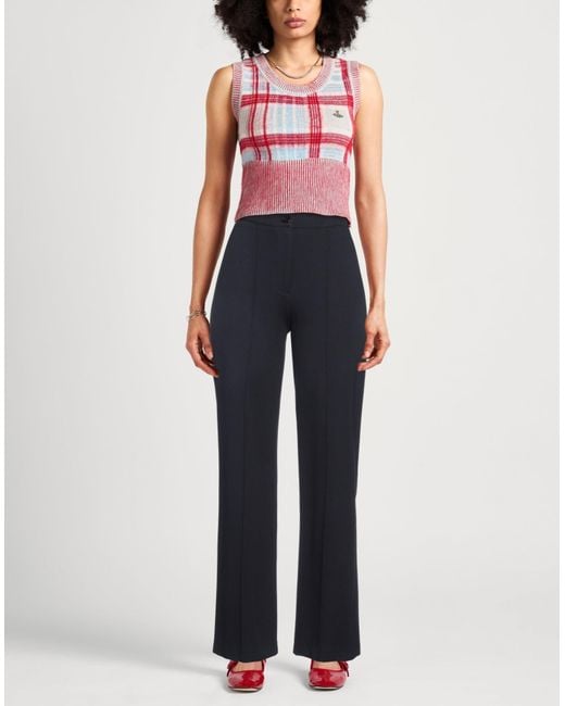 Caractere Blue Midnight Pants Viscose, Polyamide, Elastane