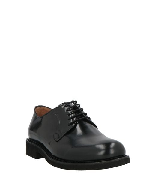 Florsheim Black Lace-Up Shoes Leather for men