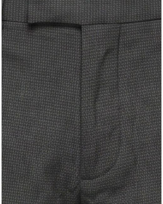 Michael Coal Gray Pants Cotton, Polyester, Elastane for men