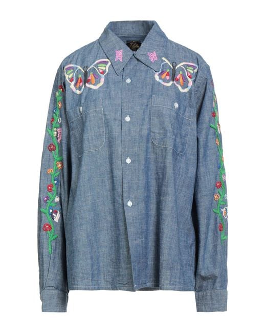 Camisa Vaquera Needles de color Blue