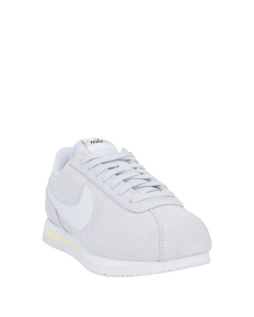 Nike White Cortez Light Sneakers Leather