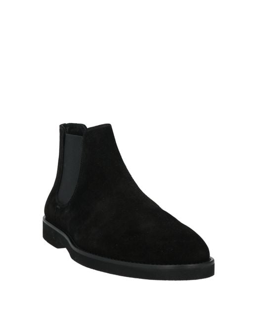 Doucal's Black Ankle Boots for men