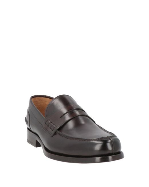 Testoni Gray Dark Loafers Calfskin for men