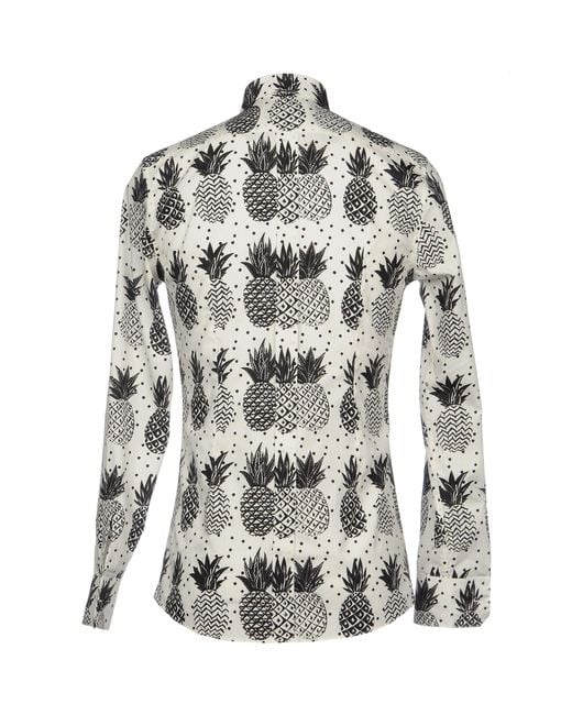Dolce & Gabbana White Ivory Shirt Cotton for men
