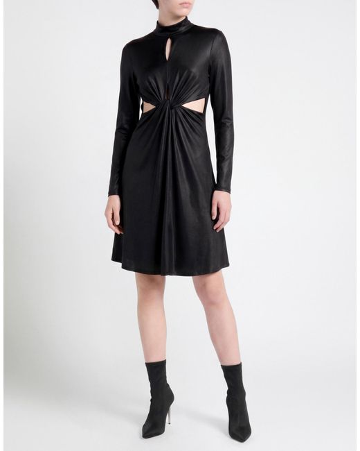 Dixie Black Mini Dress Polyester, Elastane