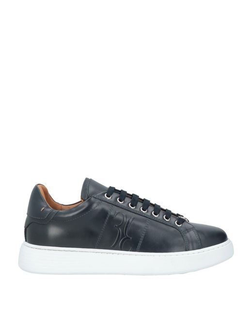 Billionaire Blue Sneakers Leather for men