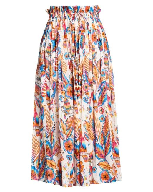 CONNOR & BLAKE White Maxi Skirt Cotton