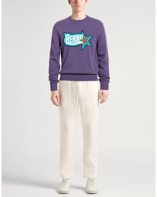 Pullover Herno pour homme en coloris Blue