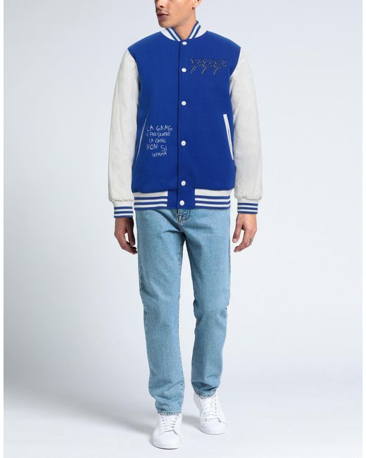 TRIPLOSETTEWEAR Blue Jacket for men