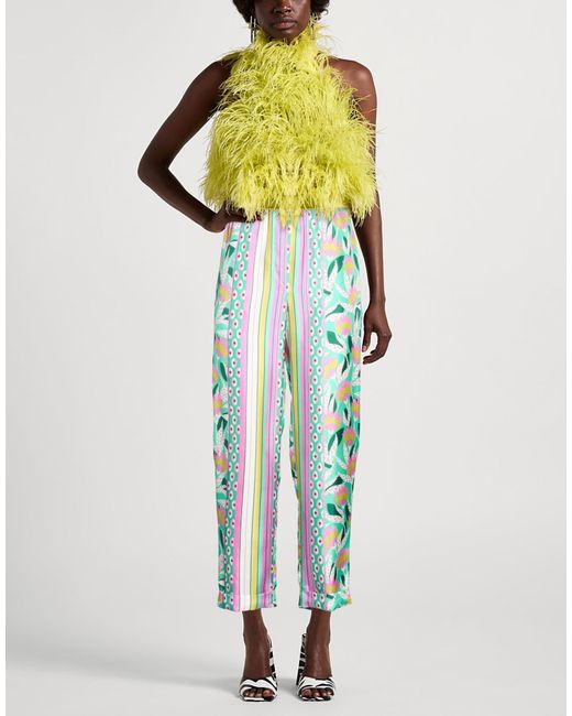 Maliparmi Blue Light Pants Silk