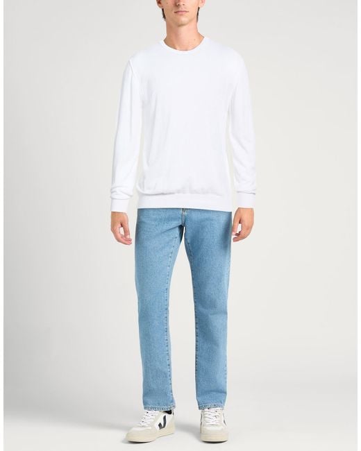Blauer White Sweaters for men