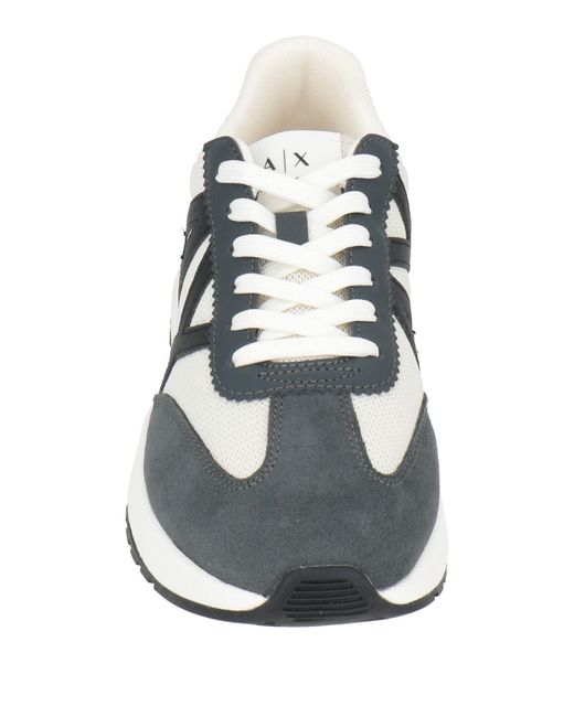 ARMANI EXCHANGE White Trainers for men
