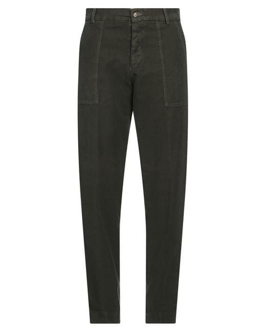 Berwich Gray Pants Cotton, Elastane for men