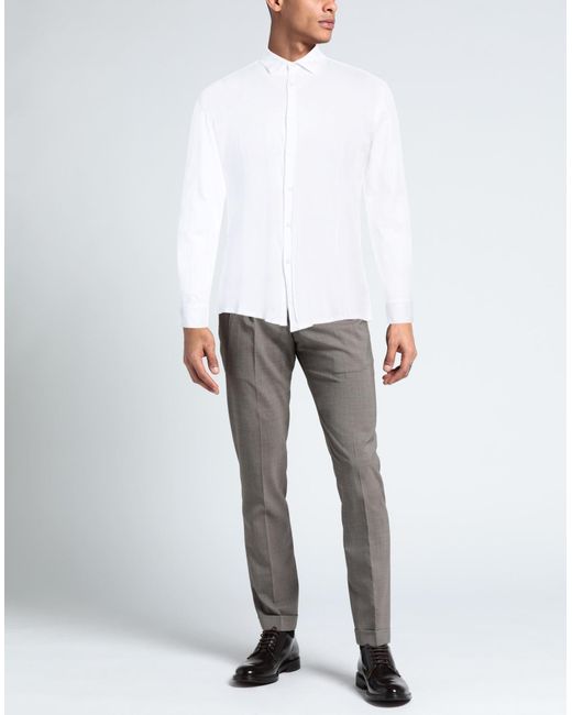 Daniele Alessandrini White Shirt for men