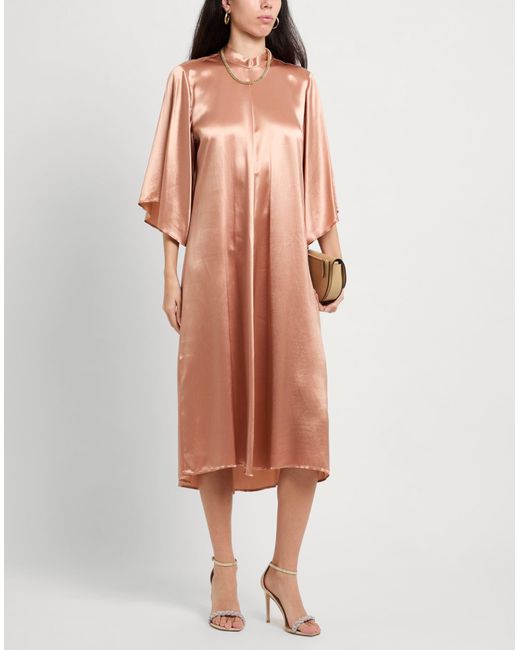 Forte Forte Pink Midi-Kleid