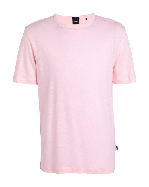 Camiseta Boss de hombre de color Pink