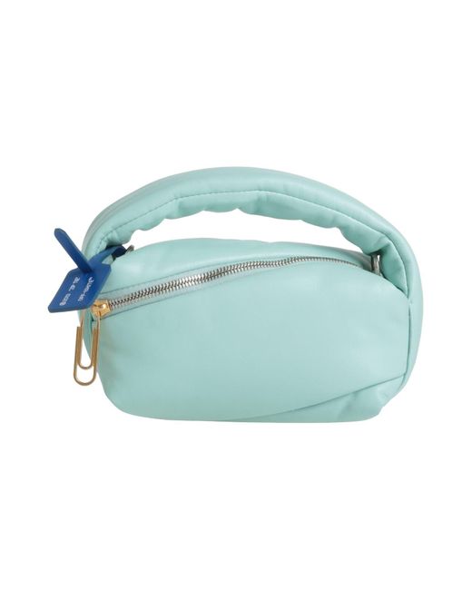 Off-White c/o Virgil Abloh Blue Off- -- Sky Handbag Soft Leather