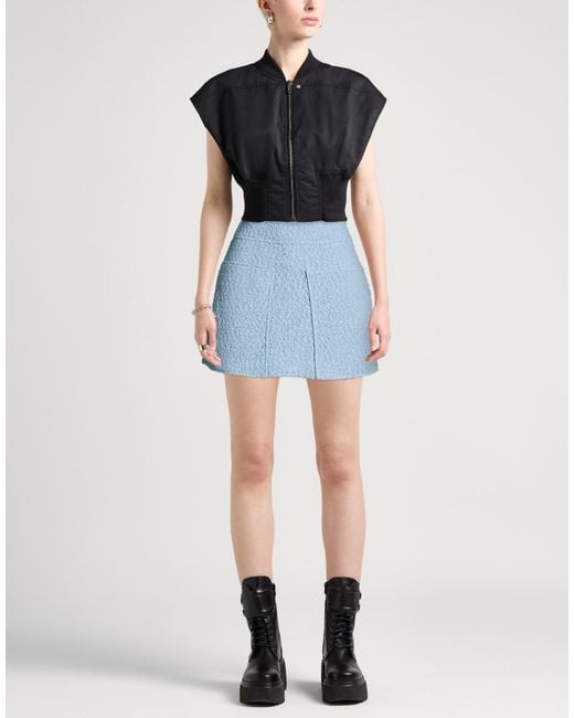 IRO Blue Mini Skirt