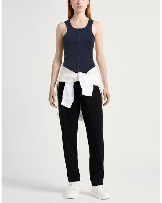 Patrizia Pepe Blue Midnight Top Polyamide, Elastane