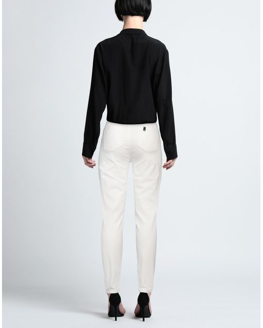 Pantalon en jean Liu Jo en coloris White