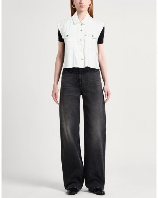 ARMANI EXCHANGE White Denim Outerwear