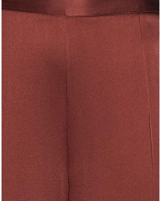 Roberto Collina Red Pants Silk, Elastane