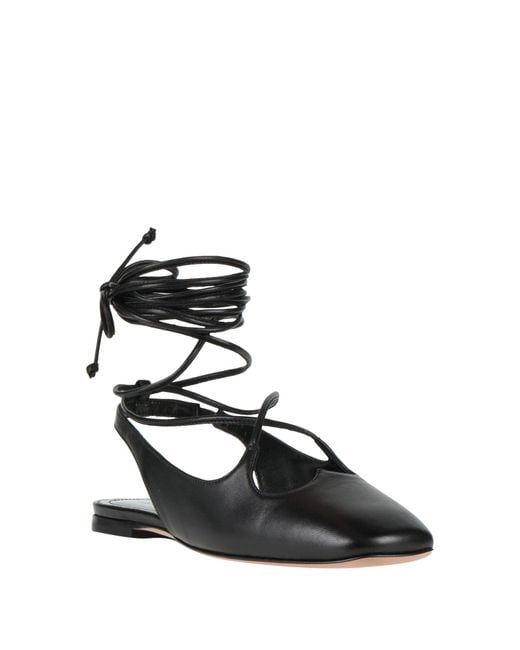 A.Bocca White Ballet Flats Leather
