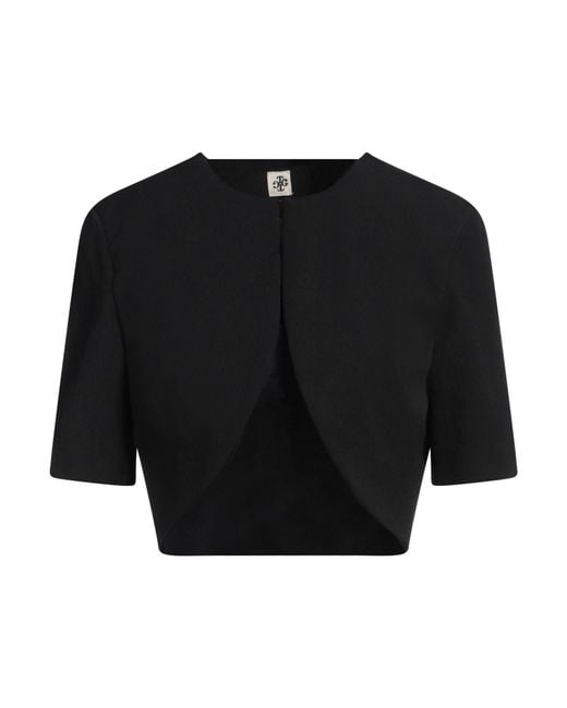 THE GARMENT Black Jacket Polyester, Viscose