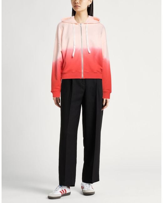 Majestic Filatures Red Light Sweatshirt Cotton