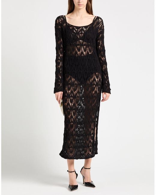 Circus Hotel Black Maxi Dress