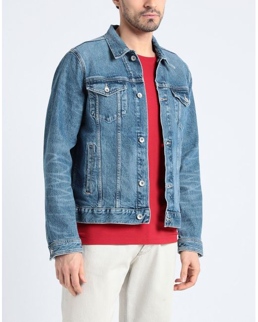 Tommy Hilfiger Blue Denim Outerwear for men