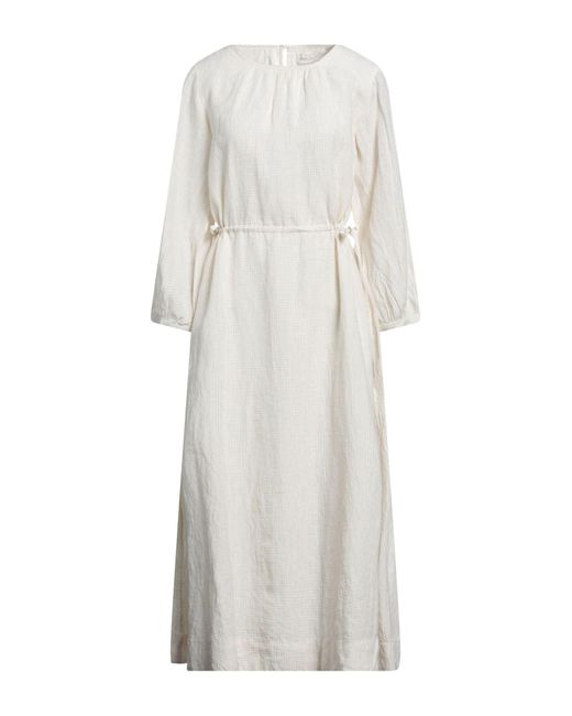 Skall Studio Midi Dress in White | Lyst