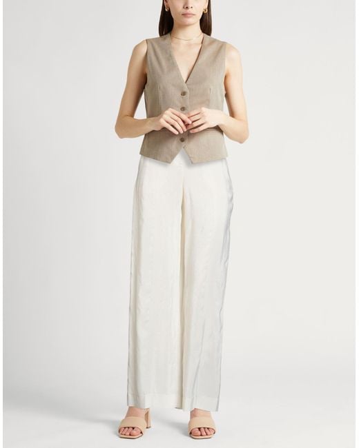 Semicouture White Trouser