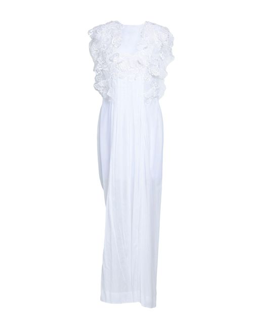 Ermanno Scervino White Maxi Dress