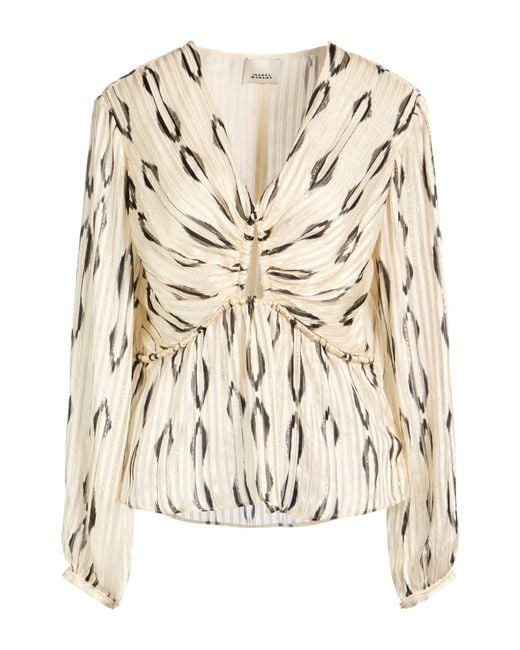 Isabel Marant Natural Top Silk, Polyester