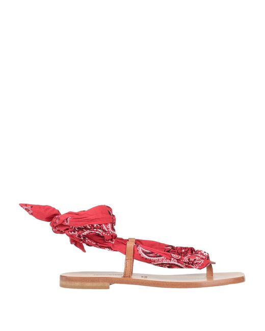 Semicouture Pink Thong Sandal
