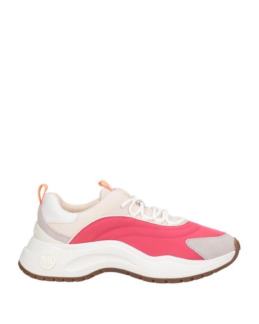 MICHAEL Michael Kors Pink Sneakers Textile Fibers