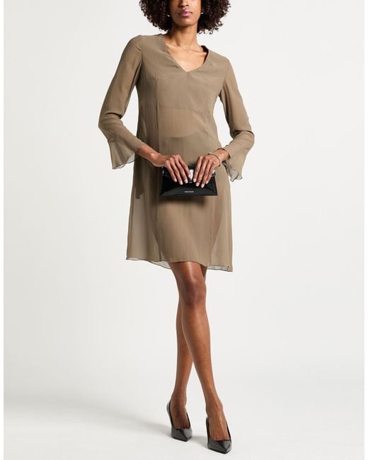 Maliparmi Brown Mini Dresses