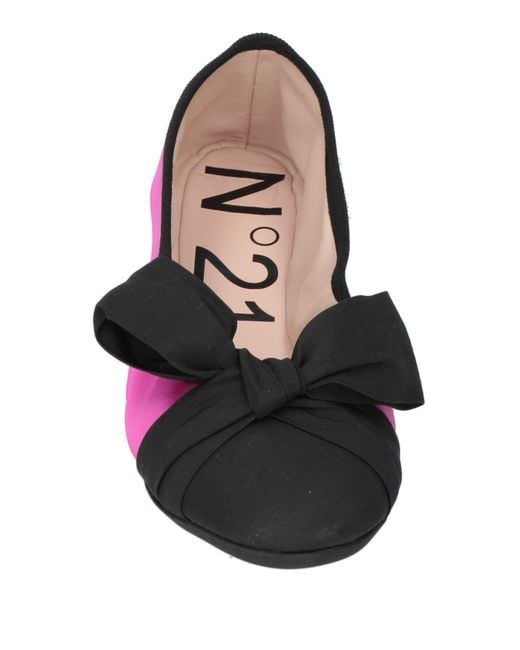 N°21 Purple Ballet Flats