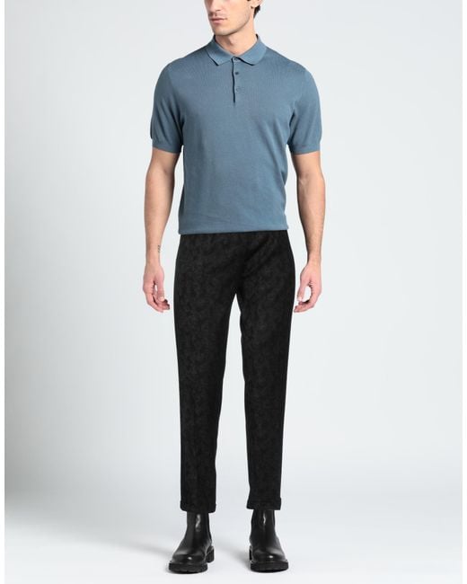 Michael Coal Black Pants for men