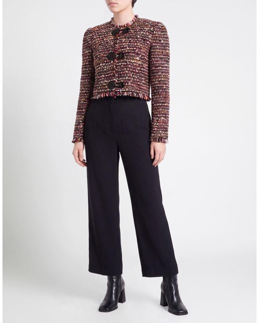 Isabel Marant Red Jacket Wool, Acrylic, Elastane, Polyester, Polyamide