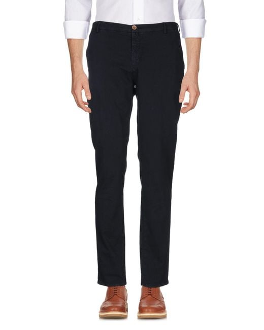Barbati Blue Pants Cotton, Elastane for men