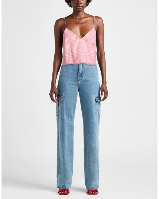 Ballantyne Pink Top Cotton, Wool, Elastane