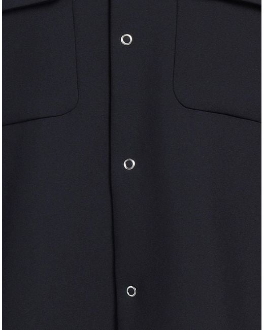 Sandro Blue Shirt Polyester, Viscose, Elastane for men